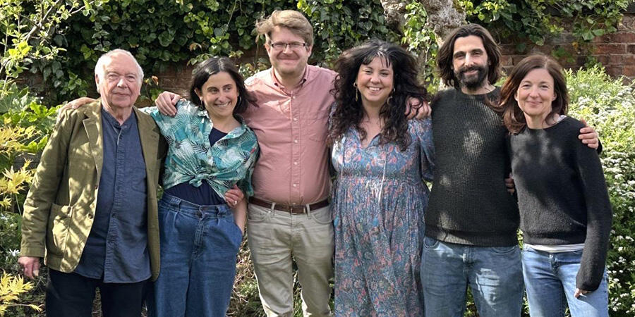 Untitled The House writer Tim Dawson with the cast and crew